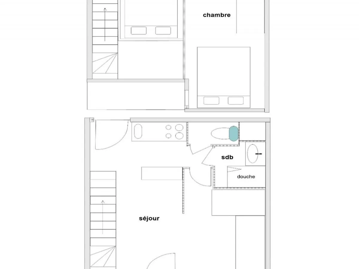 Appartement Montagnard Pour 7 Pers Avec Mezzanine, Proche Des Pistes Aux Menuires - Fr-1-452-30 Saint-Martin-de-Belleville Apartment